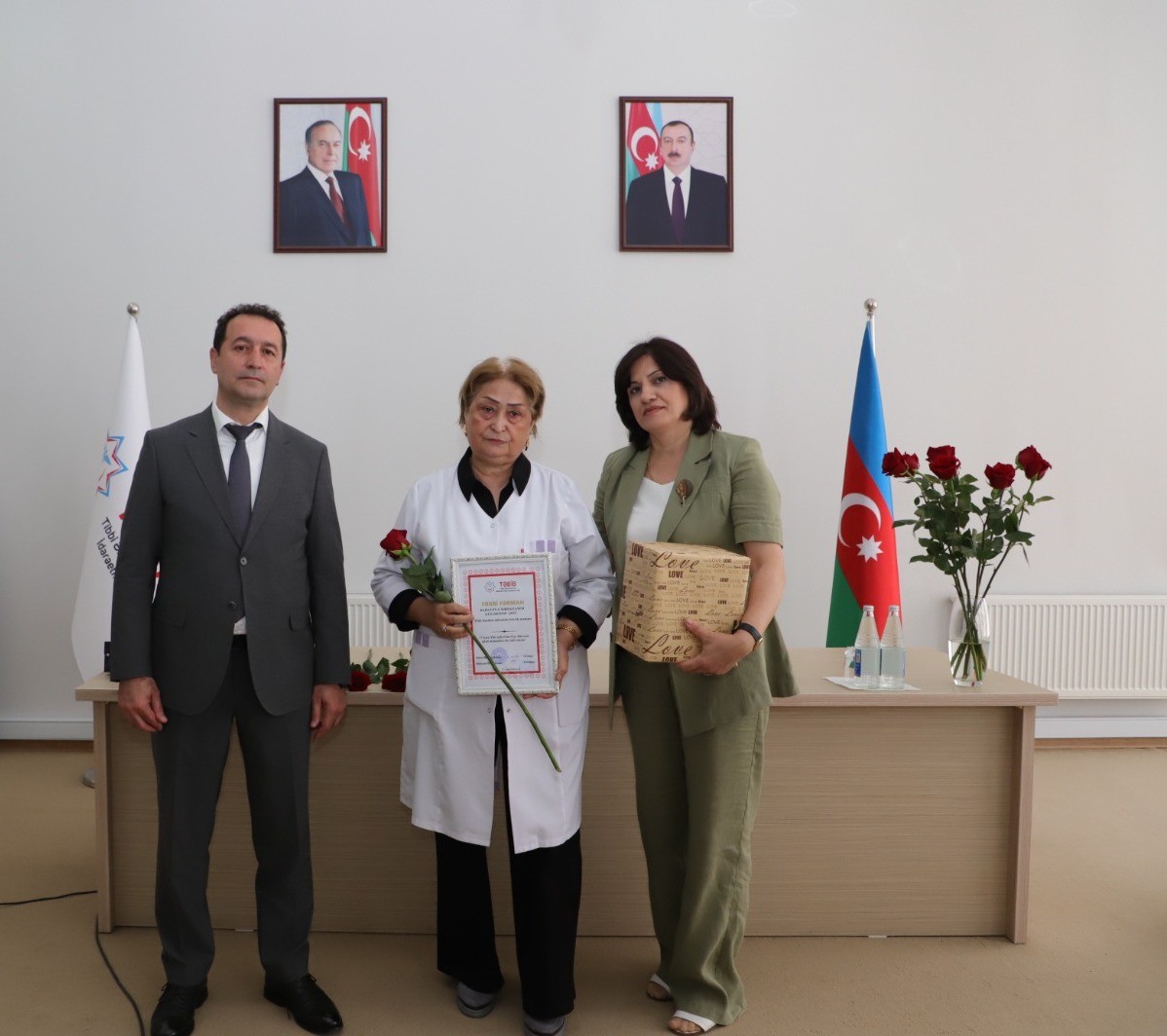 Neftçalada Tibb İşçilərinin Peşə Bayramı qeyd olundu - FOTOLAR